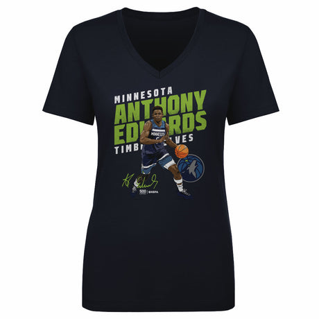 Anthony Edwards Women's V-Neck T-Shirt | 500 LEVEL
