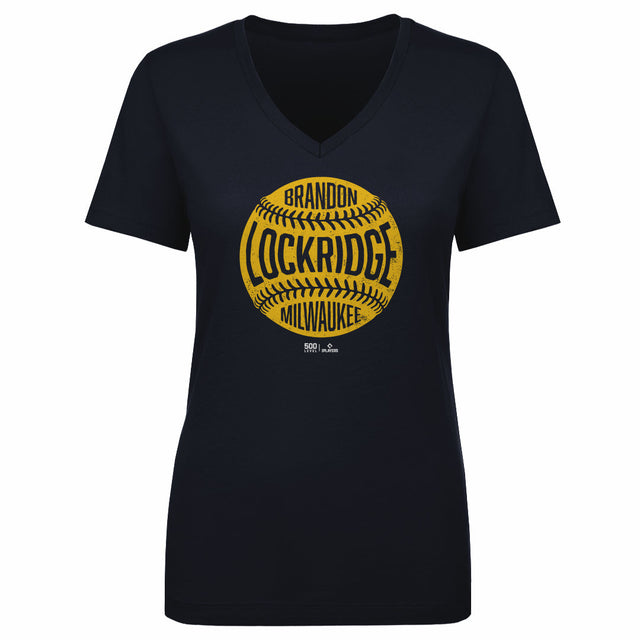 Brandon Lockridge Women's V-Neck T-Shirt | 500 LEVEL