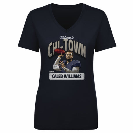 Caleb Williams Women's V-Neck T-Shirt | 500 LEVEL