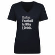 Dallas Football Women's V-Neck T-Shirt | 500 LEVEL