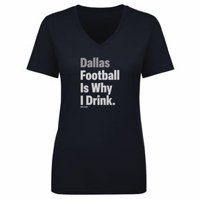 Dallas Football Women's V-Neck T-Shirt | 500 LEVEL