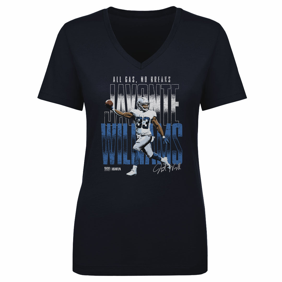 Javonte Williams Women's V-Neck T-Shirt | 500 LEVEL