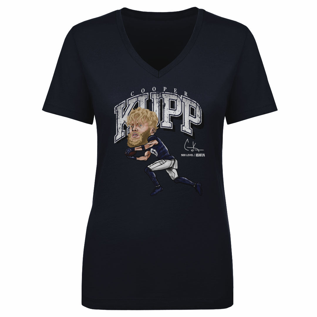 Cooper Kupp Women's V-Neck T-Shirt | 500 LEVEL