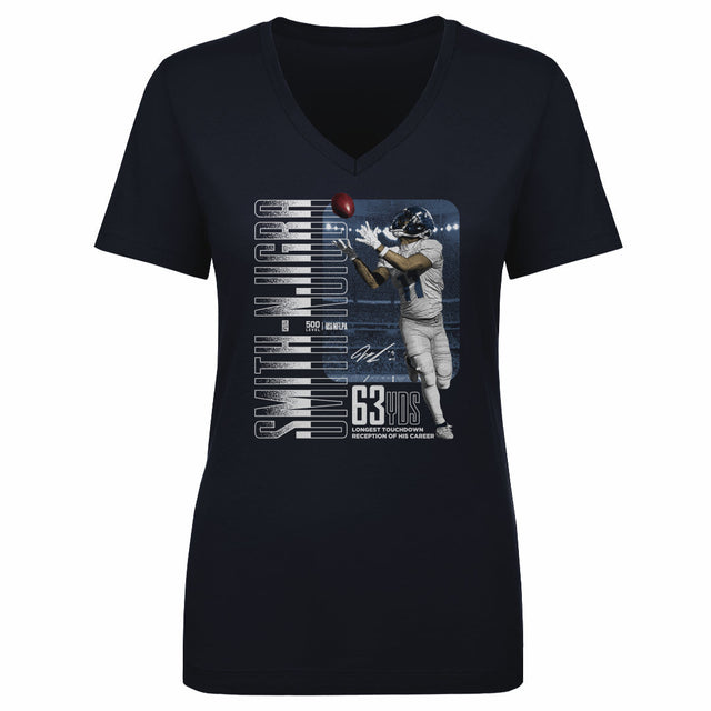 Jaxon Smith-Njigba Women's V-Neck T-Shirt | 500 LEVEL