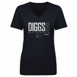 Stefon Diggs Women's V-Neck T-Shirt | 500 LEVEL