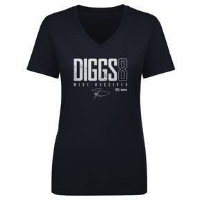 Stefon Diggs Women's V-Neck T-Shirt | 500 LEVEL