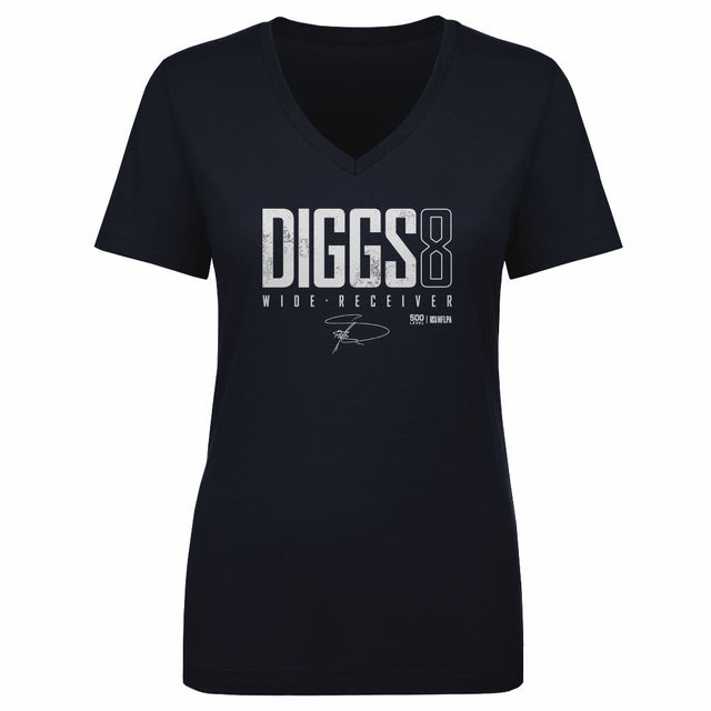 Stefon Diggs Women's V-Neck T-Shirt | 500 LEVEL