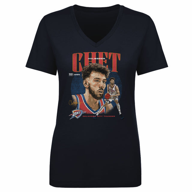 Chet Holmgren Women's V-Neck T-Shirt | 500 LEVEL