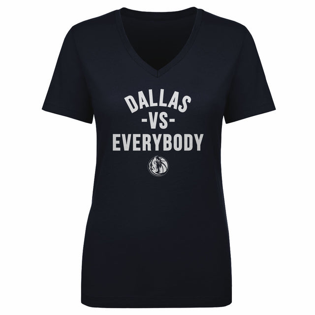 Dallas Mavericks Women's V-Neck T-Shirt | 500 LEVEL