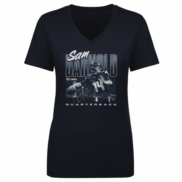 Sam Darnold Women's V-Neck T-Shirt | 500 LEVEL