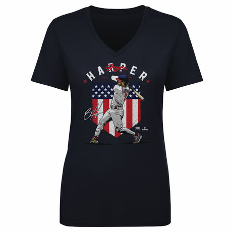 Bryce Harper Women's V-Neck T-Shirt | 500 LEVEL