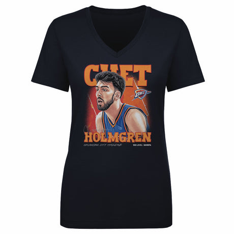 Chet Holmgren Women's V-Neck T-Shirt | 500 LEVEL