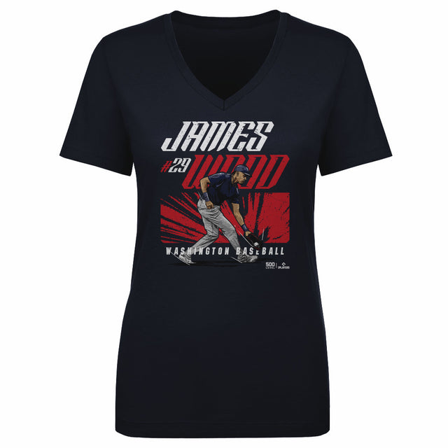 James Wood Women's V-Neck T-Shirt | 500 LEVEL