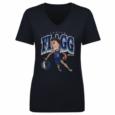 Cooper Flagg Women's V-Neck T-Shirt | 500 LEVEL