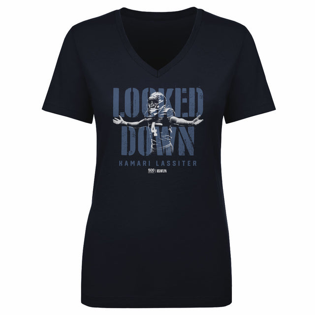 Kamari Lassiter Women's V-Neck T-Shirt | 500 LEVEL