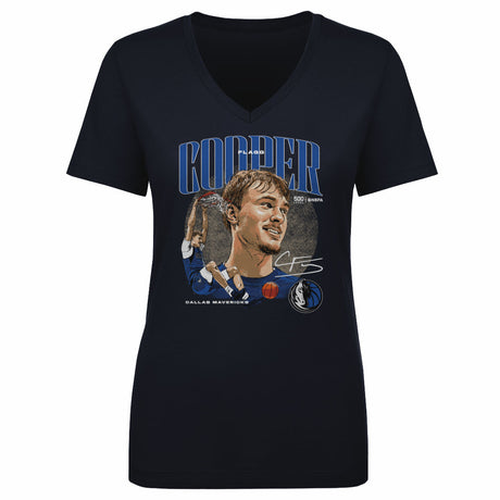 Cooper Flagg Women's V-Neck T-Shirt | 500 LEVEL