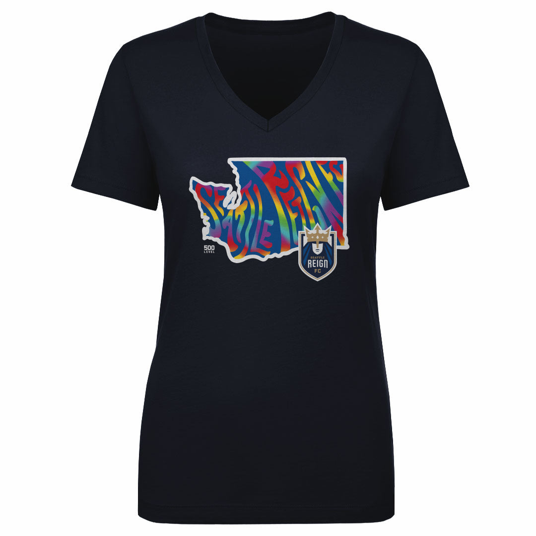 Seattle Reign FC Women's V-Neck T-Shirt | 500 LEVEL