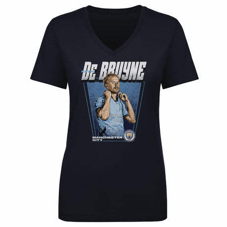 Kevin De Bruyne Women's V-Neck T-Shirt | 500 LEVEL
