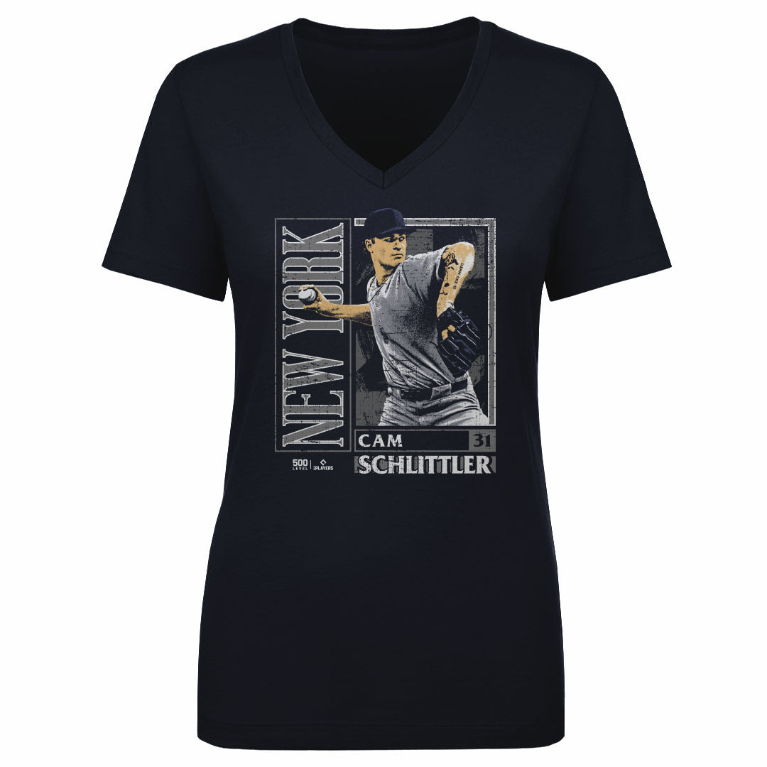 Cam Schlittler Women's V-Neck T-Shirt | 500 LEVEL