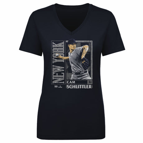 Cam Schlittler Women's V-Neck T-Shirt | 500 LEVEL