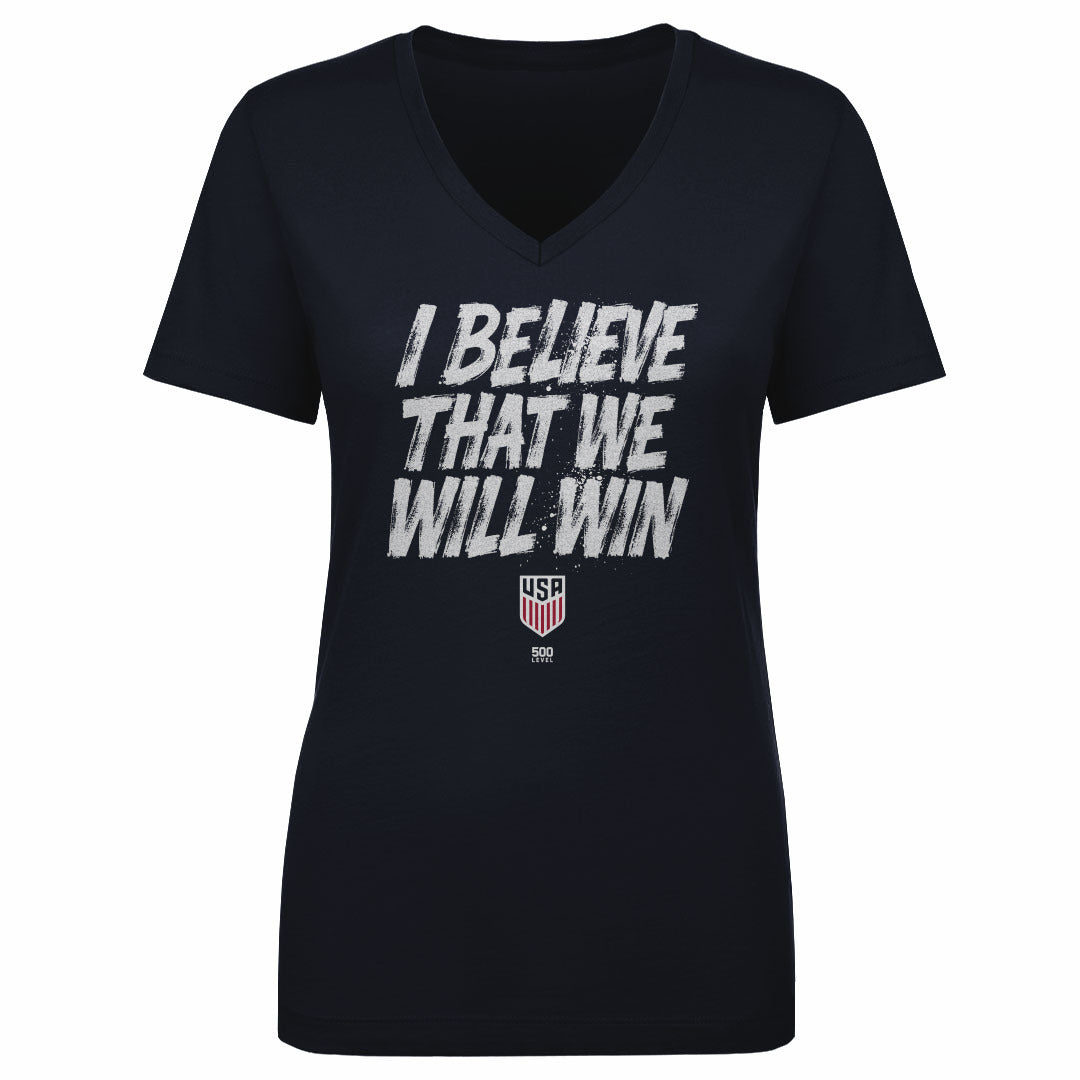 USMNT Women's V-Neck T-Shirt | 500 LEVEL