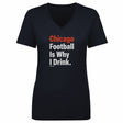 Chicago Football Women's V-Neck T-Shirt | 500 LEVEL