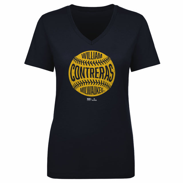 William Contreras Women's V-Neck T-Shirt | 500 LEVEL