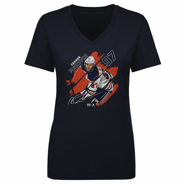 Connor McDavid Women's V-Neck T-Shirt | 500 LEVEL
