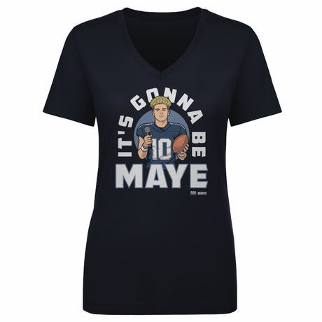 Drake Maye Women's V-Neck T-Shirt | 500 LEVEL