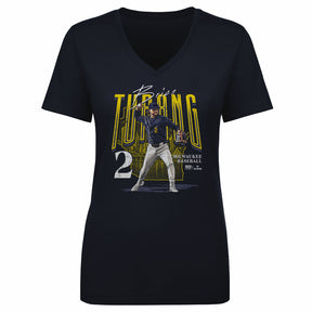Brice Turang Women's V-Neck T-Shirt | 500 LEVEL
