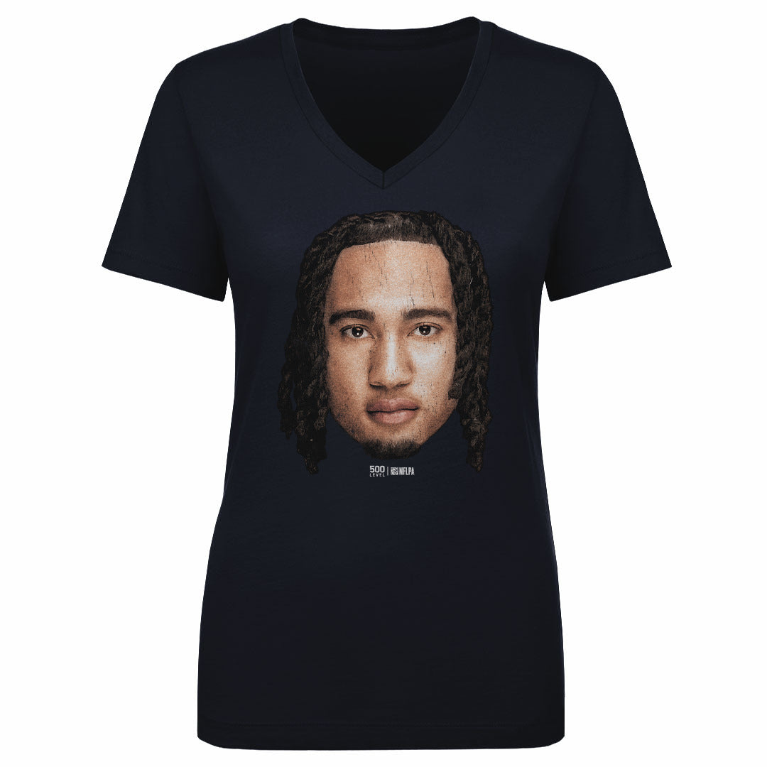 C.J. Stroud Women's V-Neck T-Shirt | 500 LEVEL