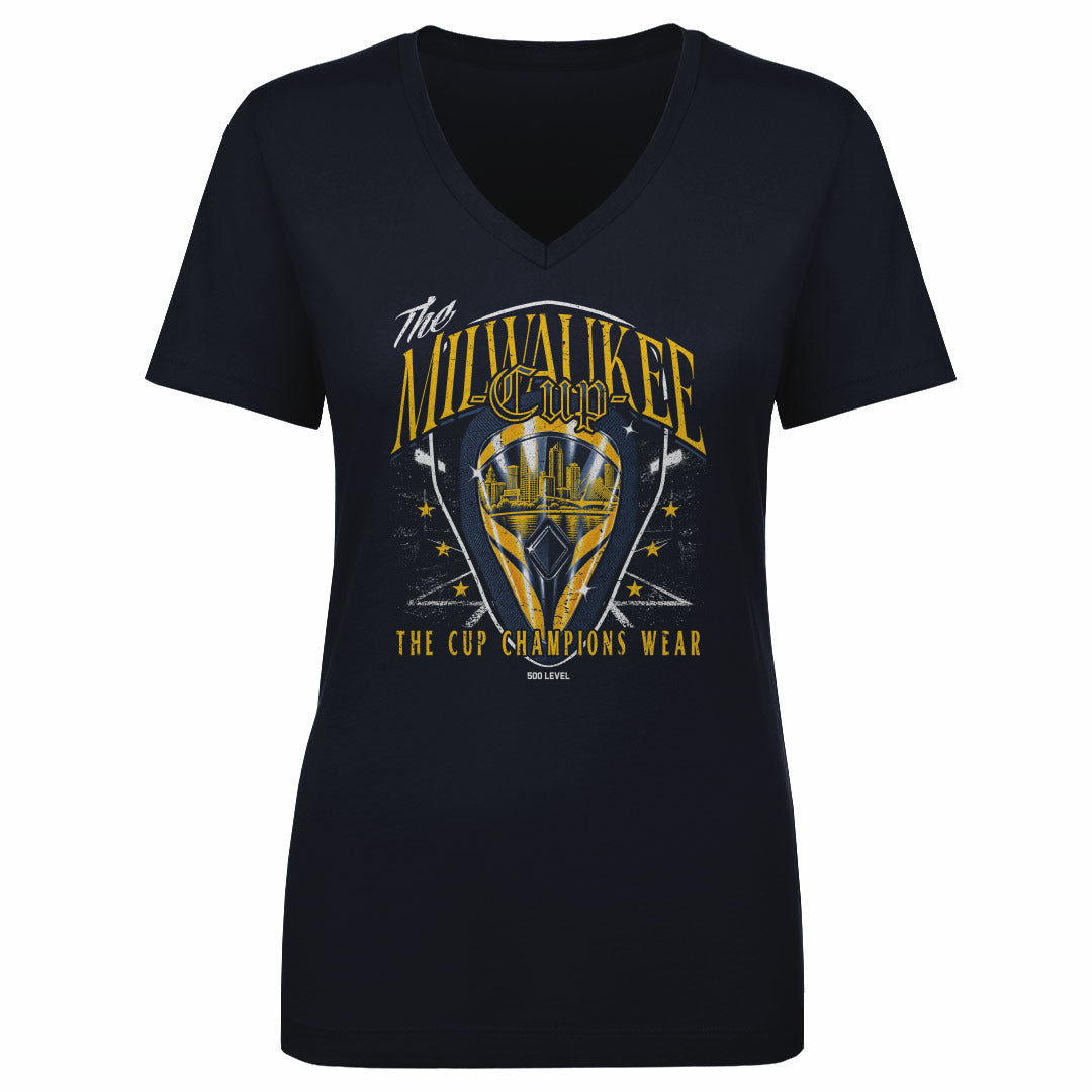 Milwaukee Baseball Women's V-Neck T-Shirt | 500 LEVEL