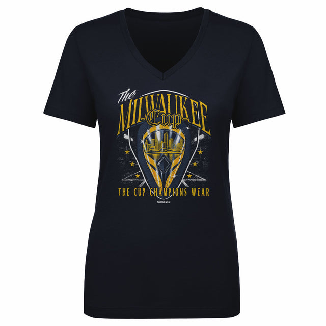 Milwaukee Baseball Women's V-Neck T-Shirt | 500 LEVEL
