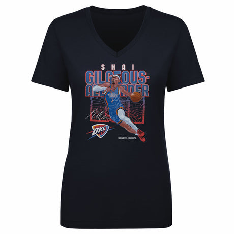Shai Gilgeous-Alexander Women's V-Neck T-Shirt | 500 LEVEL