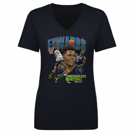 Anthony Edwards Women's V-Neck T-Shirt | 500 LEVEL