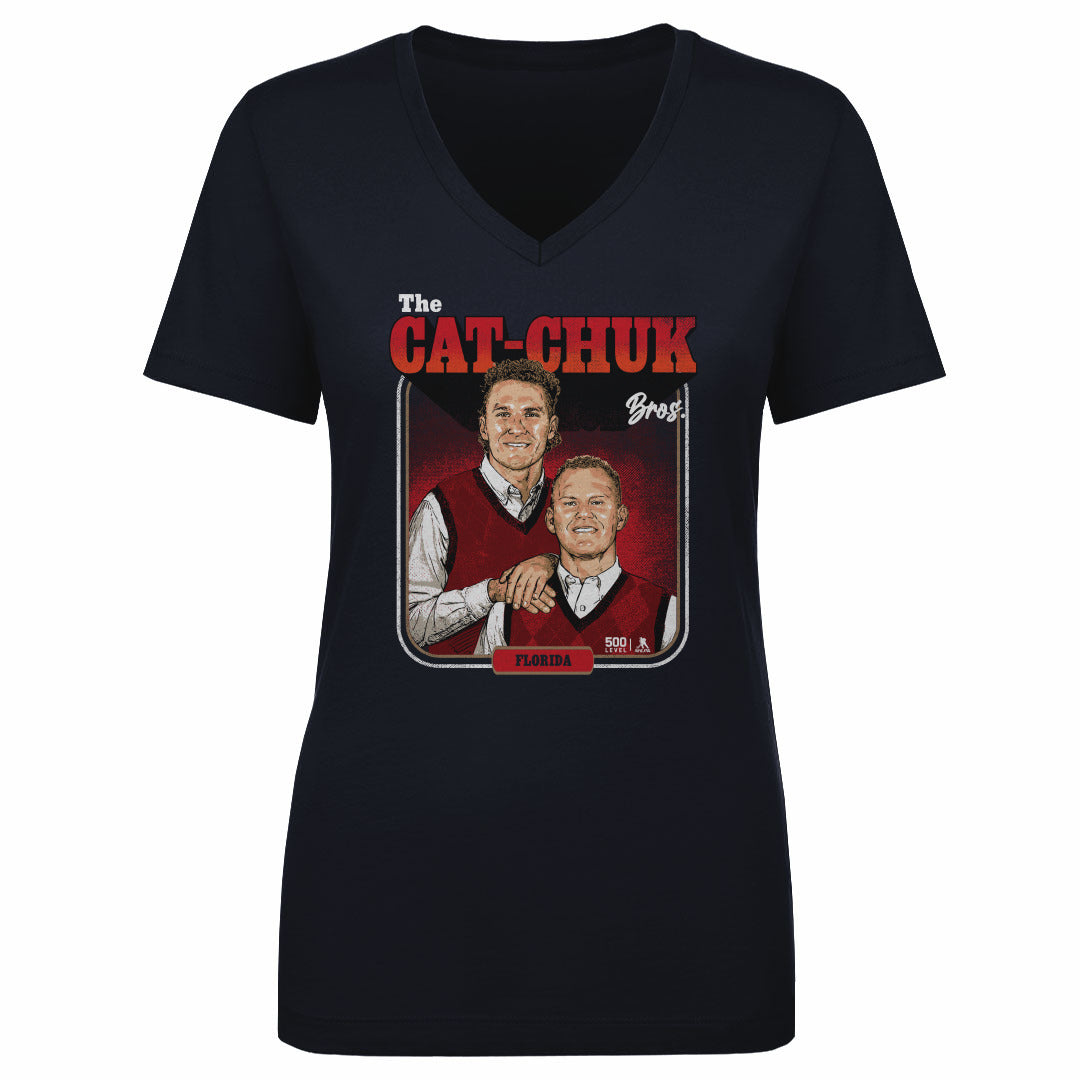 Matthew Tkachuk Women's V-Neck T-Shirt | 500 LEVEL