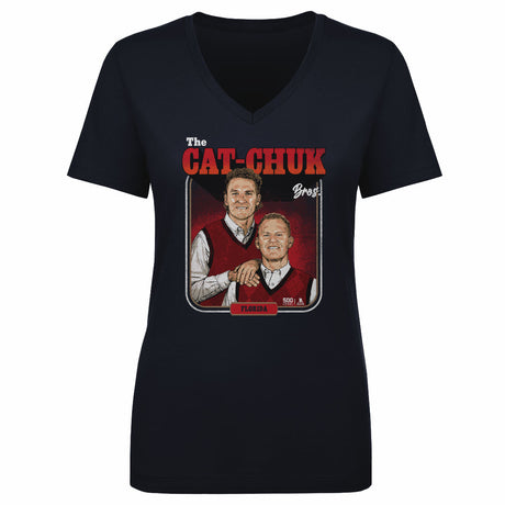 Matthew Tkachuk Women's V-Neck T-Shirt | 500 LEVEL