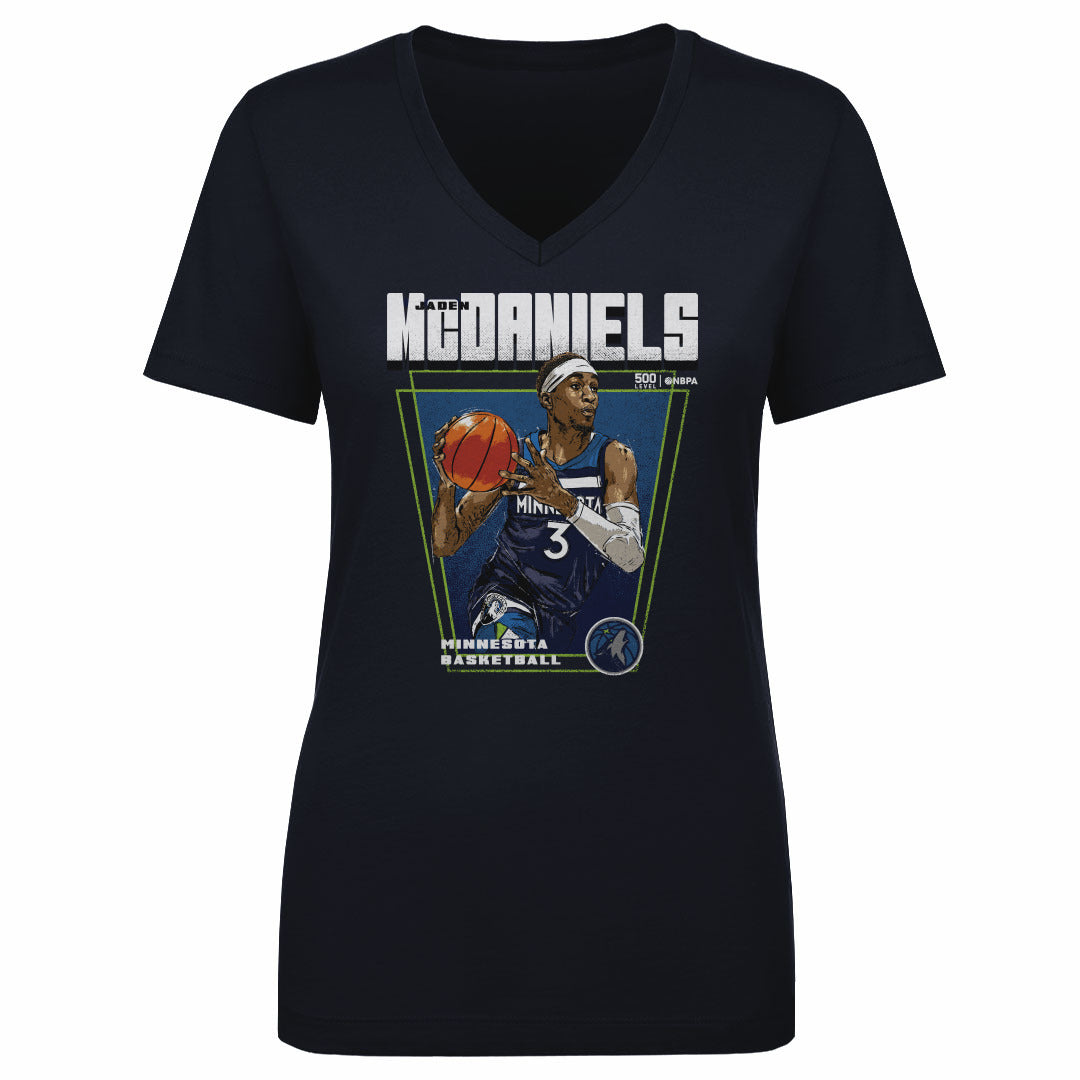 Jaden McDaniels Women's V-Neck T-Shirt | 500 LEVEL