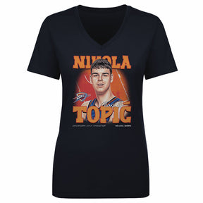 Nikola Topic Women's V-Neck T-Shirt | 500 LEVEL