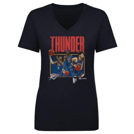 Oklahoma City Thunder Women's V-Neck T-Shirt | 500 LEVEL