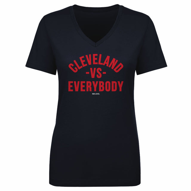 Cleveland Baseball Women's V-Neck T-Shirt | 500 LEVEL