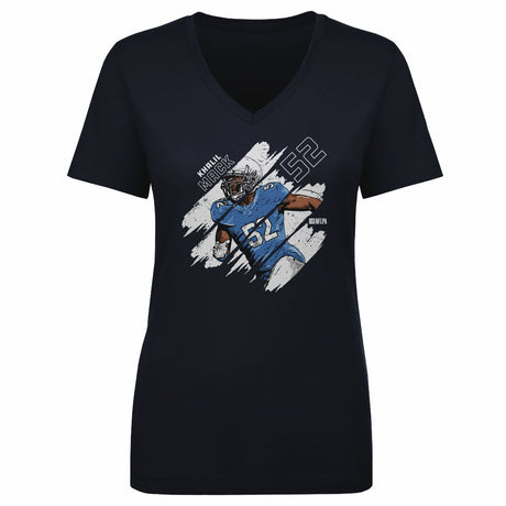 Khalil Mack Women's V-Neck T-Shirt | 500 LEVEL