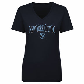 New York City FC Women's V-Neck T-Shirt | 500 LEVEL