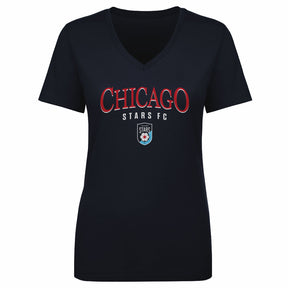 Chicago Stars FC Women's V-Neck T-Shirt | 500 LEVEL