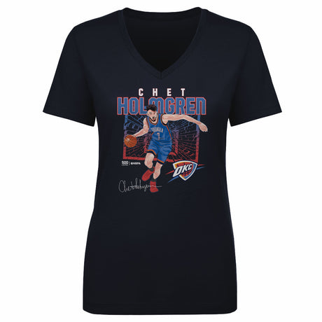 Chet Holmgren Women's V-Neck T-Shirt | 500 LEVEL