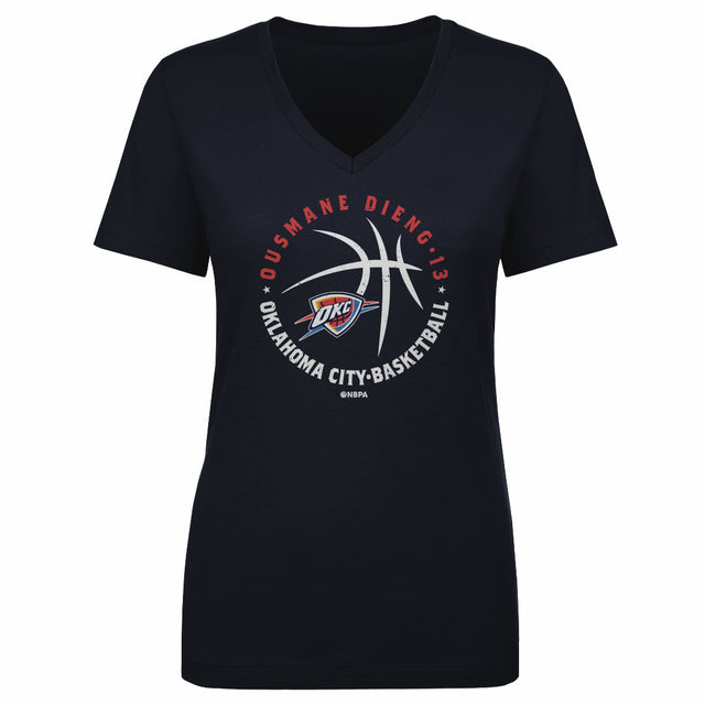 Ousmane Dieng Women's V-Neck T-Shirt | 500 LEVEL