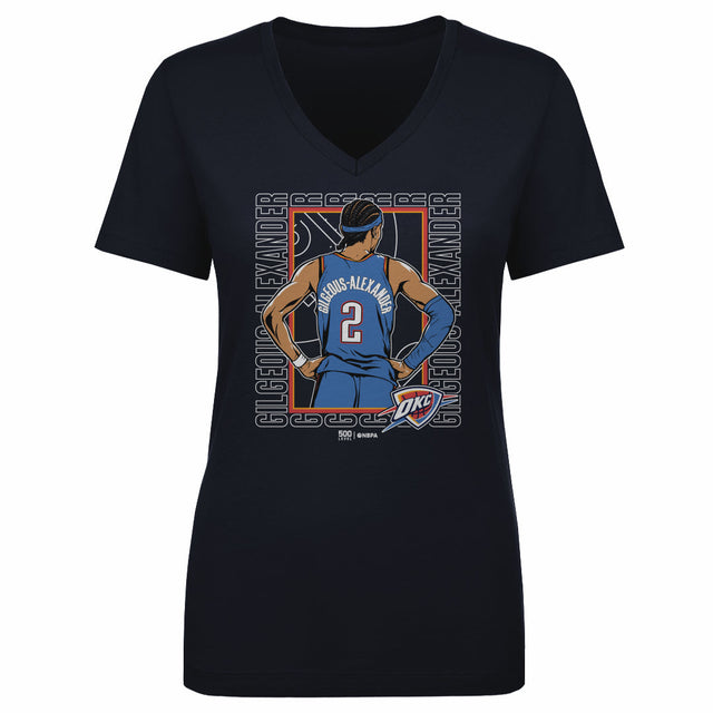 Shai Gilgeous-Alexander Women's V-Neck T-Shirt | 500 LEVEL