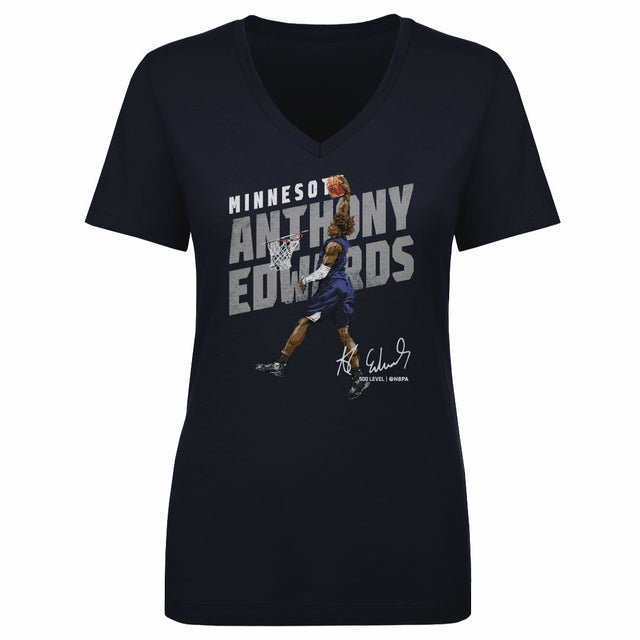 Anthony Edwards Women's V-Neck T-Shirt | 500 LEVEL