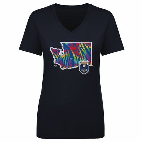 Seattle Reign FC Women's V-Neck T-Shirt | 500 LEVEL