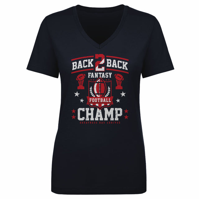 Fantasy Football Women's V-Neck T-Shirt | 500 LEVEL